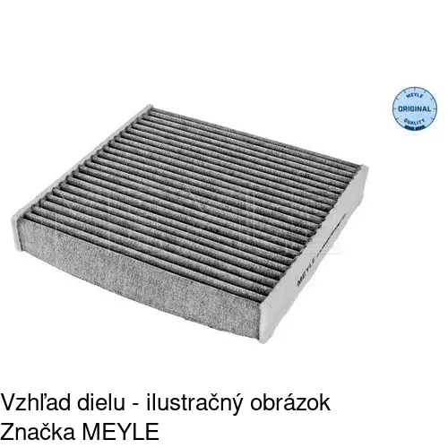 Kabínový filter s uhlíkom POLCAR S11-1054 - obr. 1