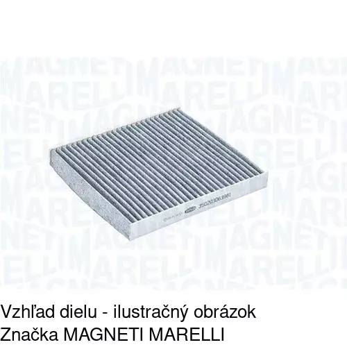 Kabínový filter s uhlíkom POLCAR S11-1066