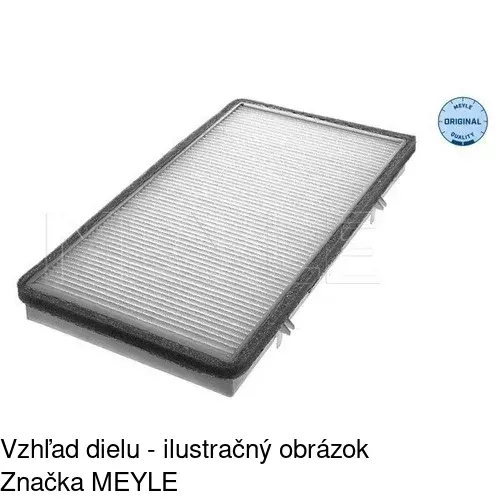 Kabínový filter s uhlíkom POLCAR S11-1094 - obr. 3