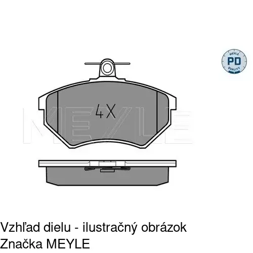 Brzdové dosky POLCAR S70-0027 - obr. 3