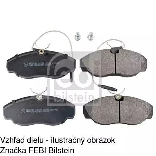 Brzdové dosky POLCAR S70-0044 - obr. 3