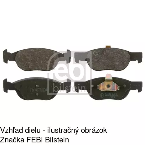 Brzdové dosky POLCAR S70-0051 - obr. 3