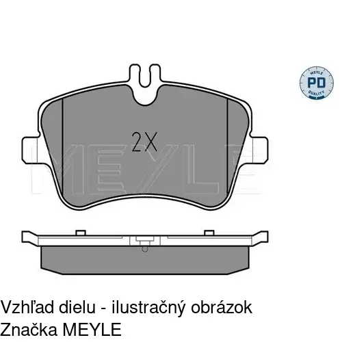 Brzdové dosky POLCAR S70-0112 - obr. 3