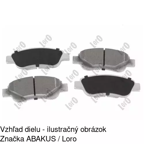 Brzdové dosky POLCAR S70-0214 - obr. 4