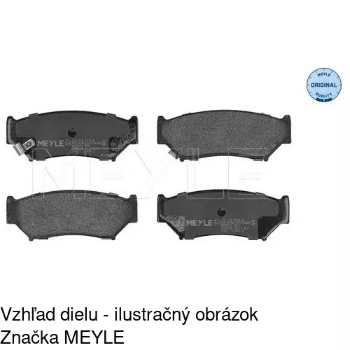 Brzdové dosky POLCAR S70-0231 - obr. 3