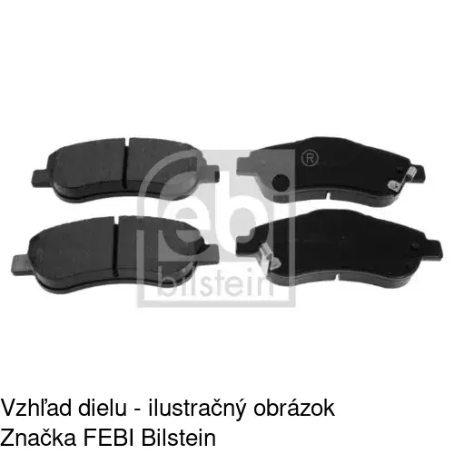 Brzdové dosky POLCAR S70-0262