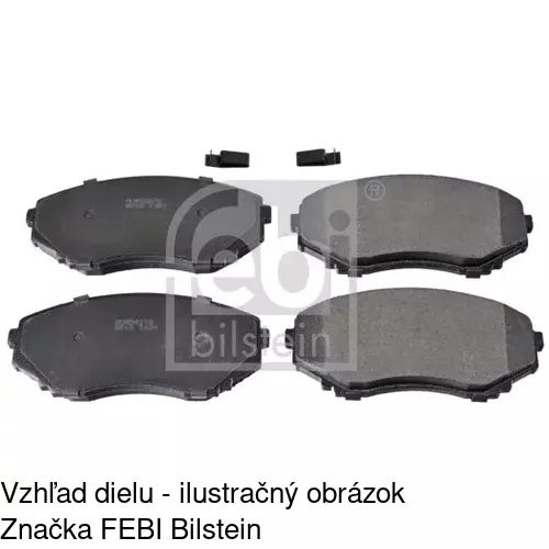 Brzdové dosky POLCAR S70-0265