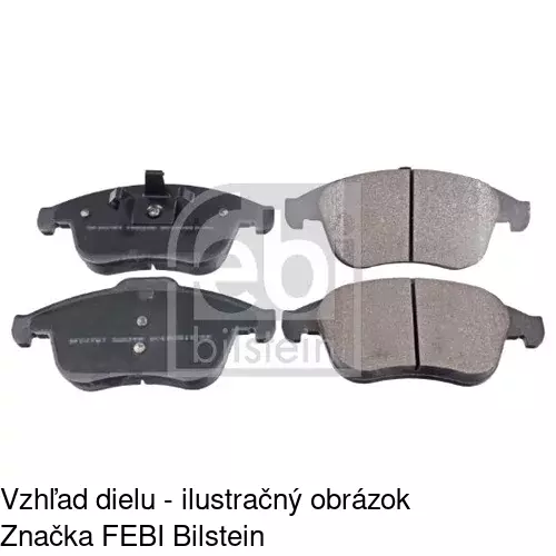 Brzdové dosky POLCAR S70-0285 - obr. 2