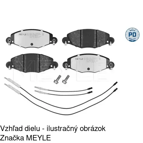 Brzdové dosky POLCAR S70-0288 - obr. 4