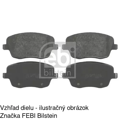 Brzdové dosky POLCAR S70-0310 - obr. 3