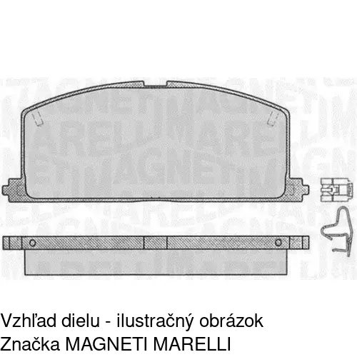 Brzdové dosky POLCAR S70-0336 - obr. 2