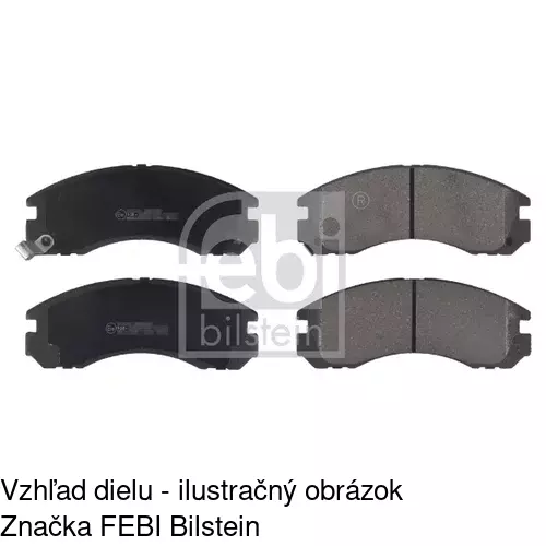 Brzdové dosky POLCAR S70-0337 - obr. 3