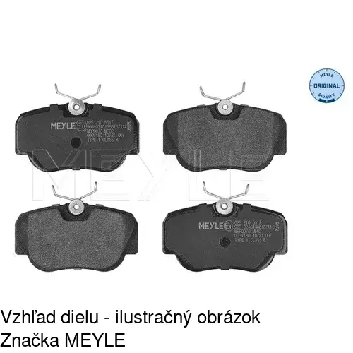 Brzdové dosky POLCAR S70-0394 - obr. 4