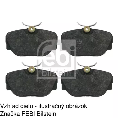 Brzdové dosky POLCAR S70-0408 - obr. 4