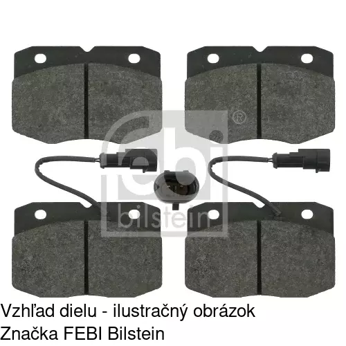 Brzdové dosky POLCAR S70-0410 - obr. 5