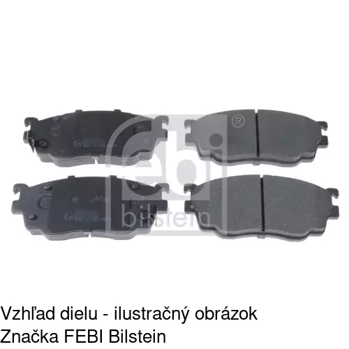 Brzdové dosky POLCAR S70-0427 - obr. 3