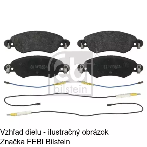 Brzdové dosky POLCAR S70-0489