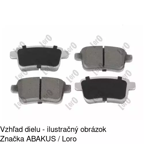 Brzdové dosky POLCAR S70-0509 - obr. 4