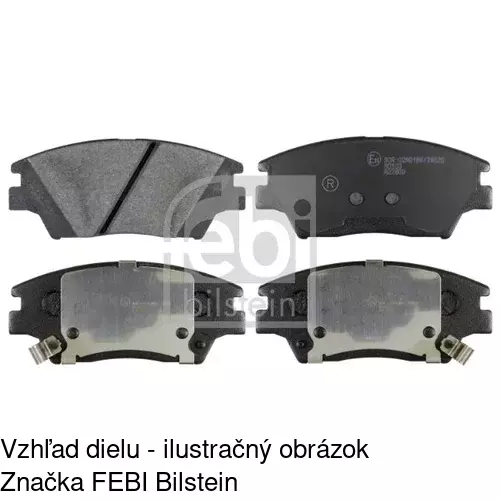 Brzdové dosky POLCAR S70-0510 - obr. 4