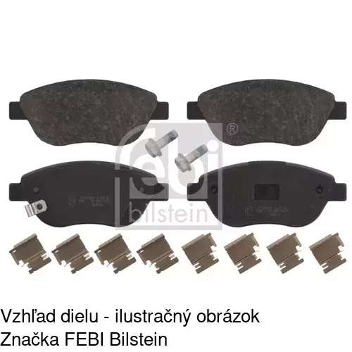 Brzdové dosky POLCAR S70-0548 - obr. 2