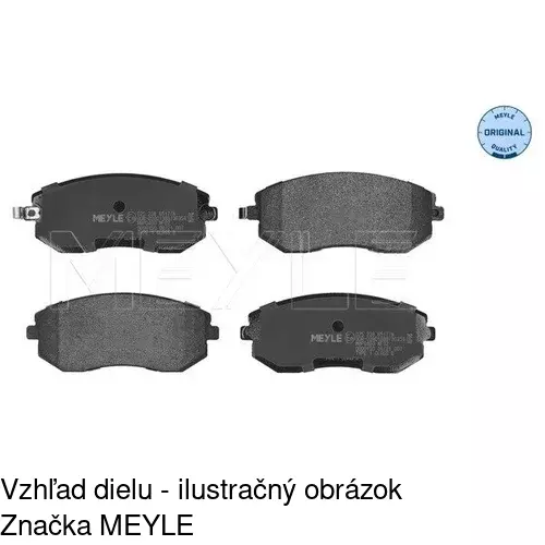 Brzdové dosky POLCAR S70-0601 - obr. 2