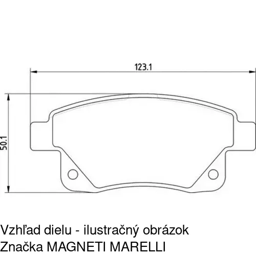 Brzdové dosky POLCAR S70-1218