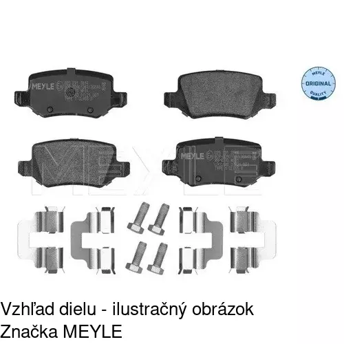 Brzdové dosky POLCAR S70-1234 - obr. 3