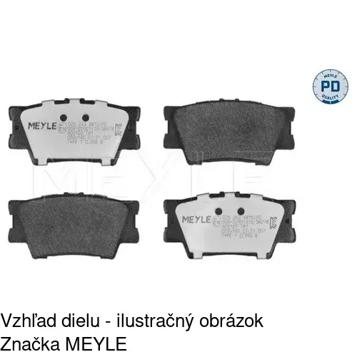 Brzdové dosky POLCAR S70-1524 - obr. 4