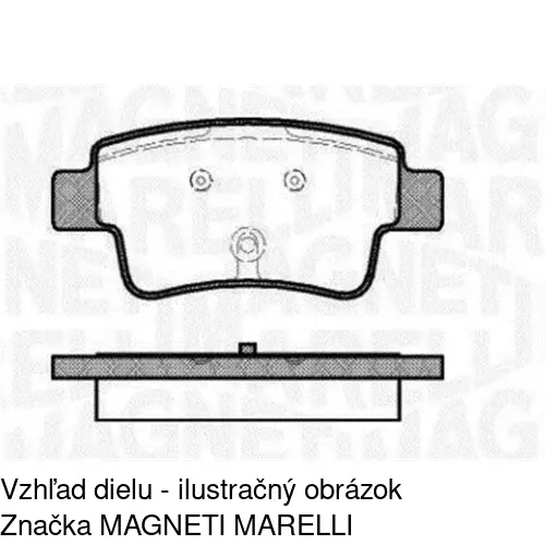 Brzdové dosky POLCAR S70-1552 - obr. 3