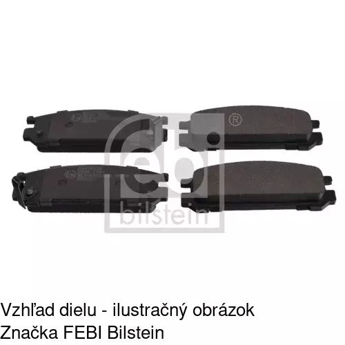 Brzdové dosky POLCAR S70-1578 - obr. 3