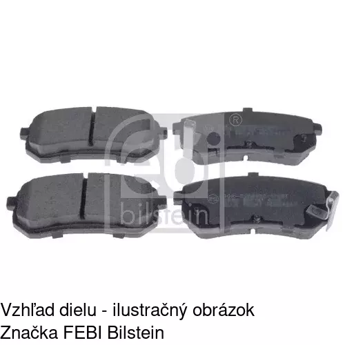 Brzdové dosky POLCAR S70-1579 - obr. 3