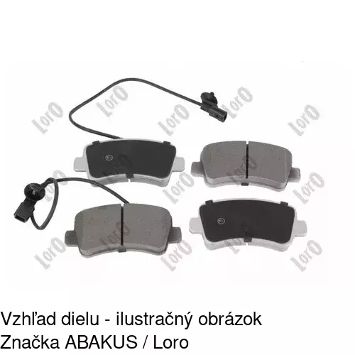 Brzdové dosky POLCAR S70-1581 - obr. 4