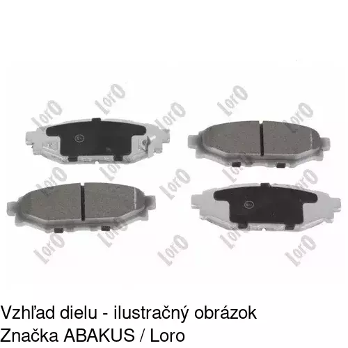 Brzdové dosky POLCAR S70-1610 - obr. 4