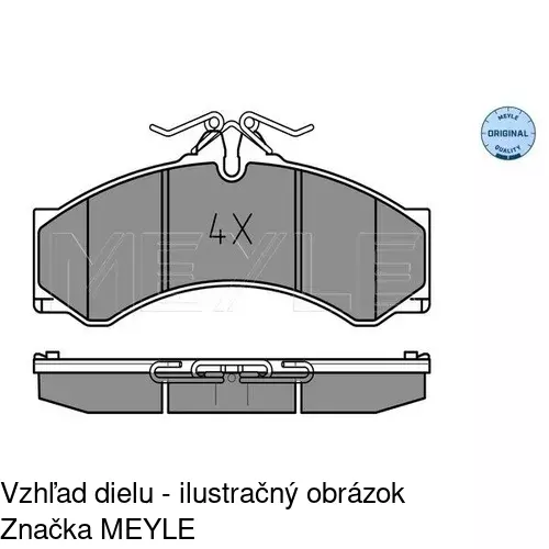 Brzdové dosky POLCAR S70-2022 - obr. 3