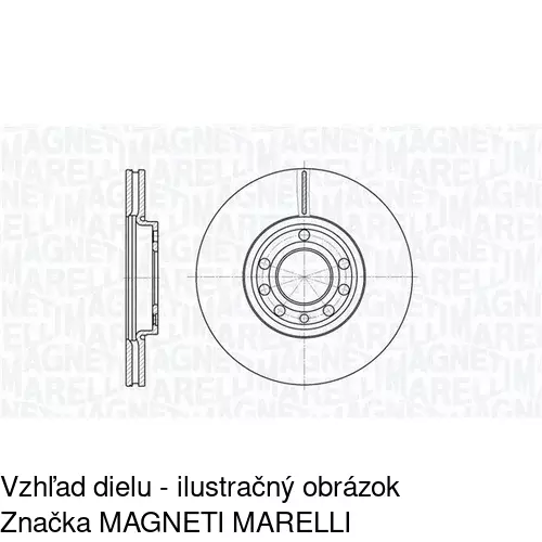 Brzdový kotúč POLCAR S71-0169 - obr. 3