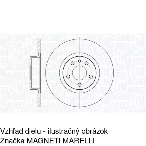 Brzdový kotúč POLCAR S71-0246 - obr. 1