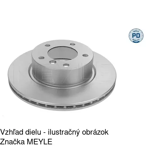 Brzdový kotúč POLCAR S71-0407 - obr. 5