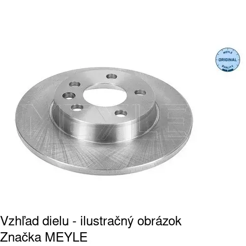 Brzdový kotúč POLCAR S71-1085 - obr. 4