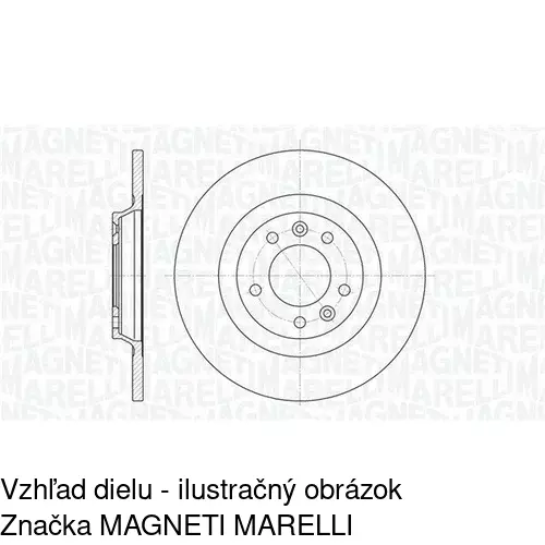 Brzdový kotúč POLCAR S71-1149