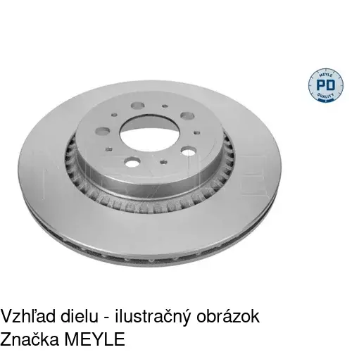 Brzdový kotúč POLCAR S71-1259 - obr. 1