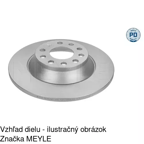 Brzdový kotúč POLCAR S71-1385 - obr. 5