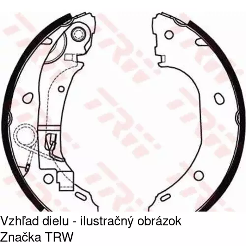 Brzdové čeľuste POLCAR S72-1029 - obr. 5