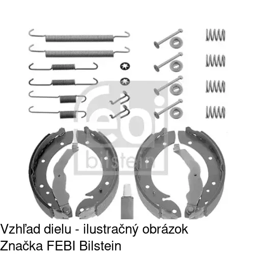 Brzdové čeľuste POLCAR S72-1035 - obr. 5