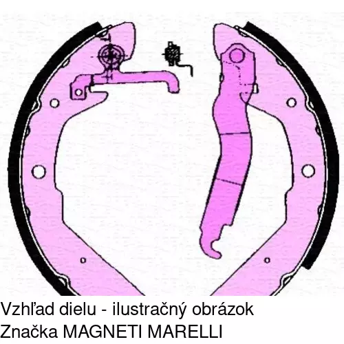 Brzdové čeľuste S72-1059 /POLCAR/ - obr. 4