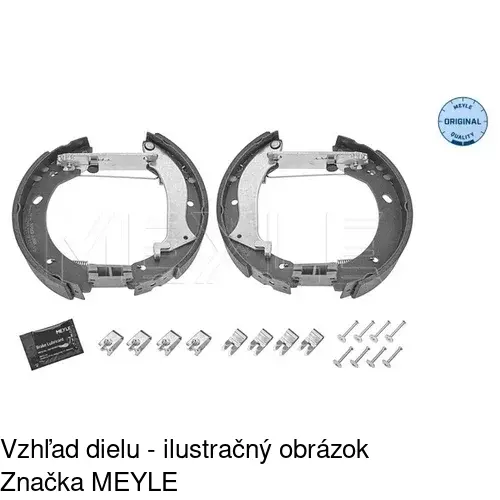 Brzdové čeľuste POLCAR S72-1066 - obr. 2