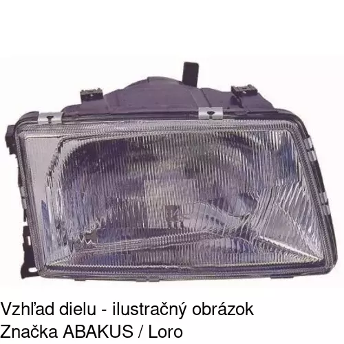 Hlavný reflektor POLCAR 131510-E - obr. 2