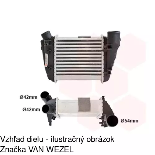 Chladiče vzduchu (Intercoolery) POLCAR 1325J8-3 - obr. 2