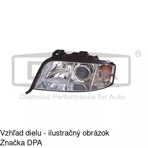 Hlavný reflektor 1327098E /POLCAR/ - obr. 2