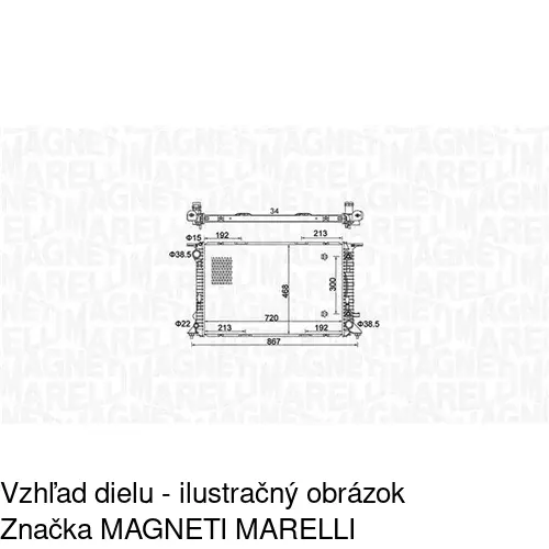 Chladiče vody POLCAR 133708-2 - obr. 1