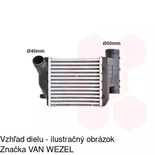 Chladiče vzduchu (Intercoolery) POLCAR 1338J81X - obr. 1